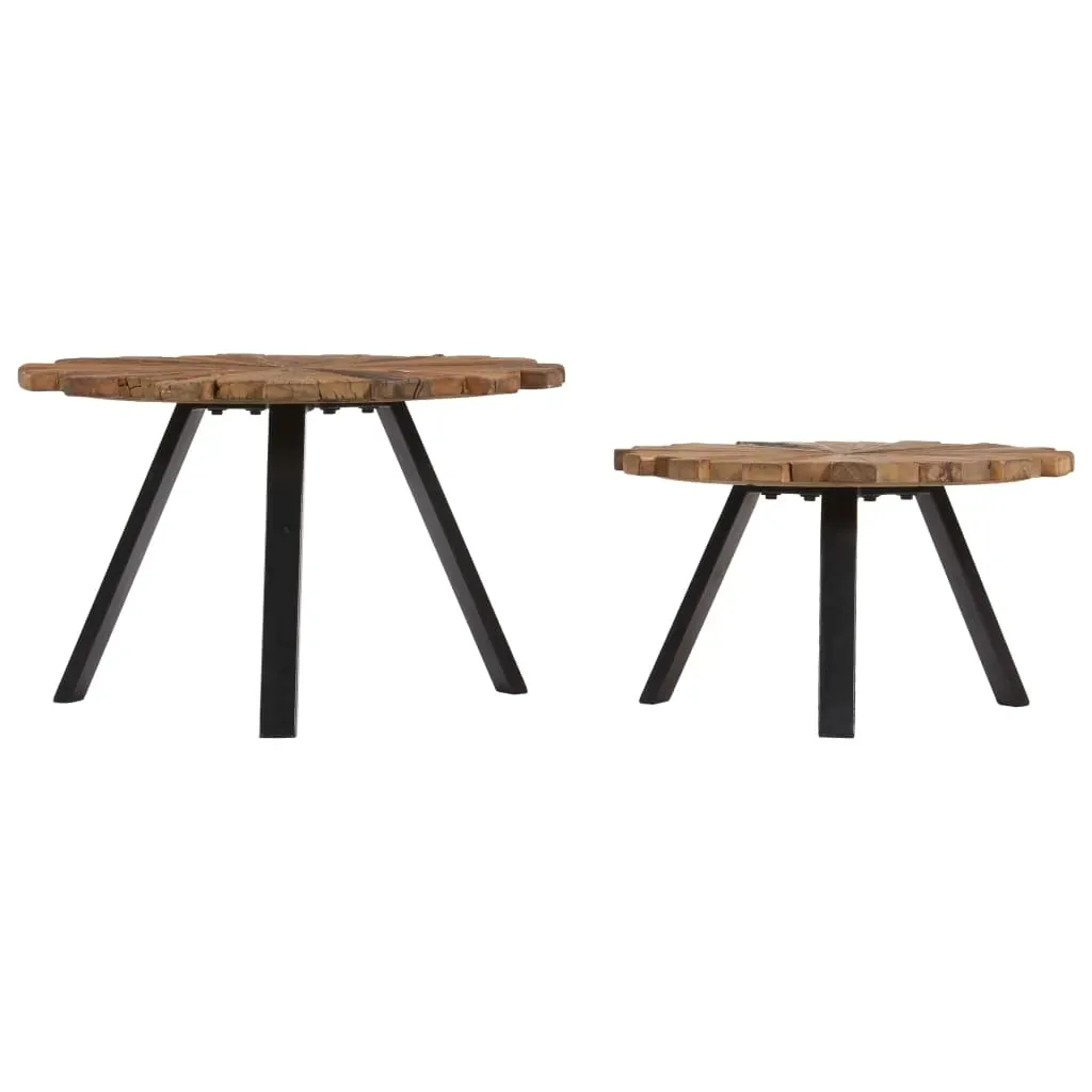 Coffee Tables 2 pcs Solid Reclaimed Wood Price