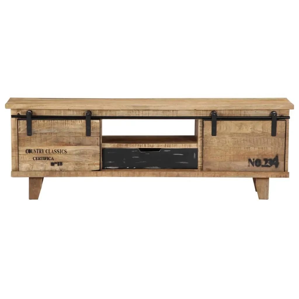 TV Cabinet 120x30x40 cm Solid Mango Wood Price
