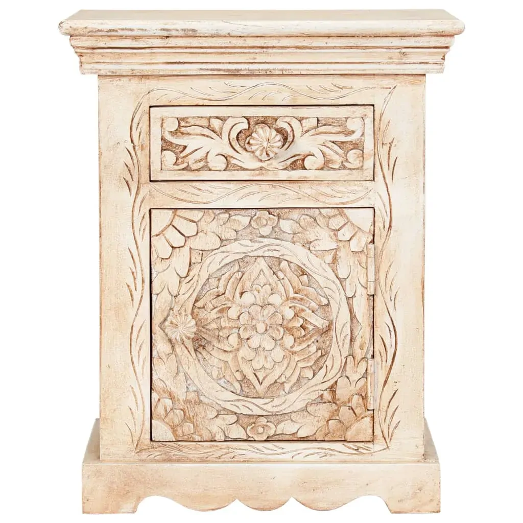 Bedside Cabinet 40x30x50 cm Solid Mango Wood Price