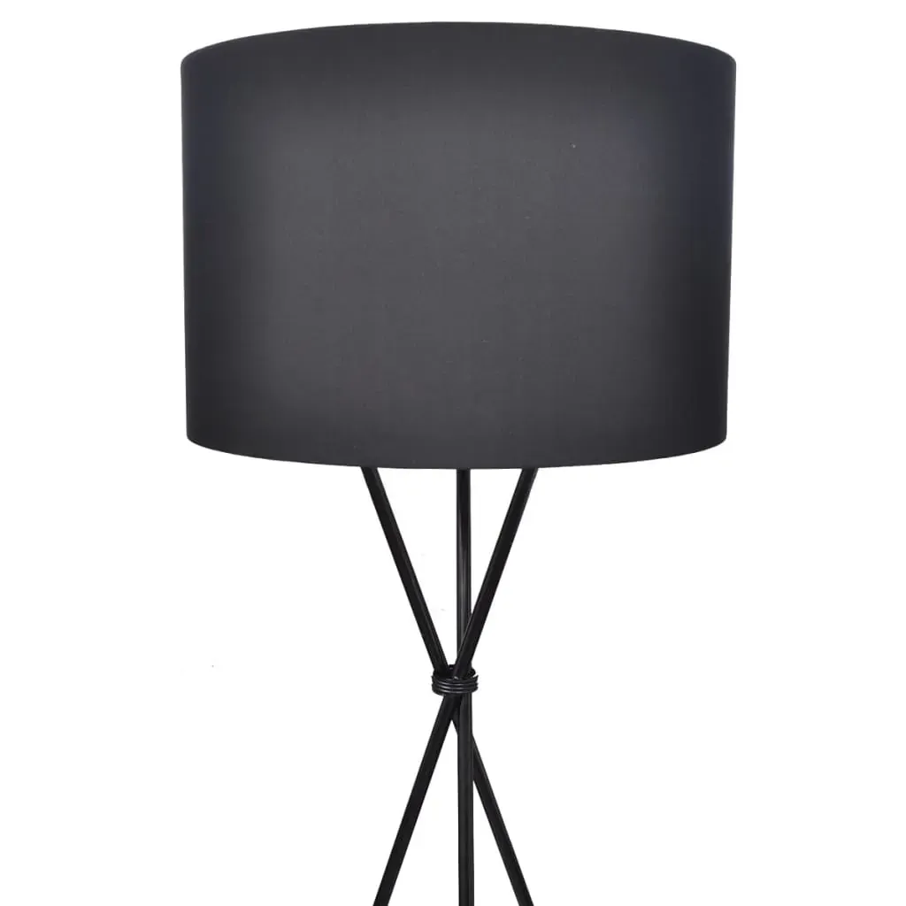 Floor Lamp with Stand Black 139 cm Price