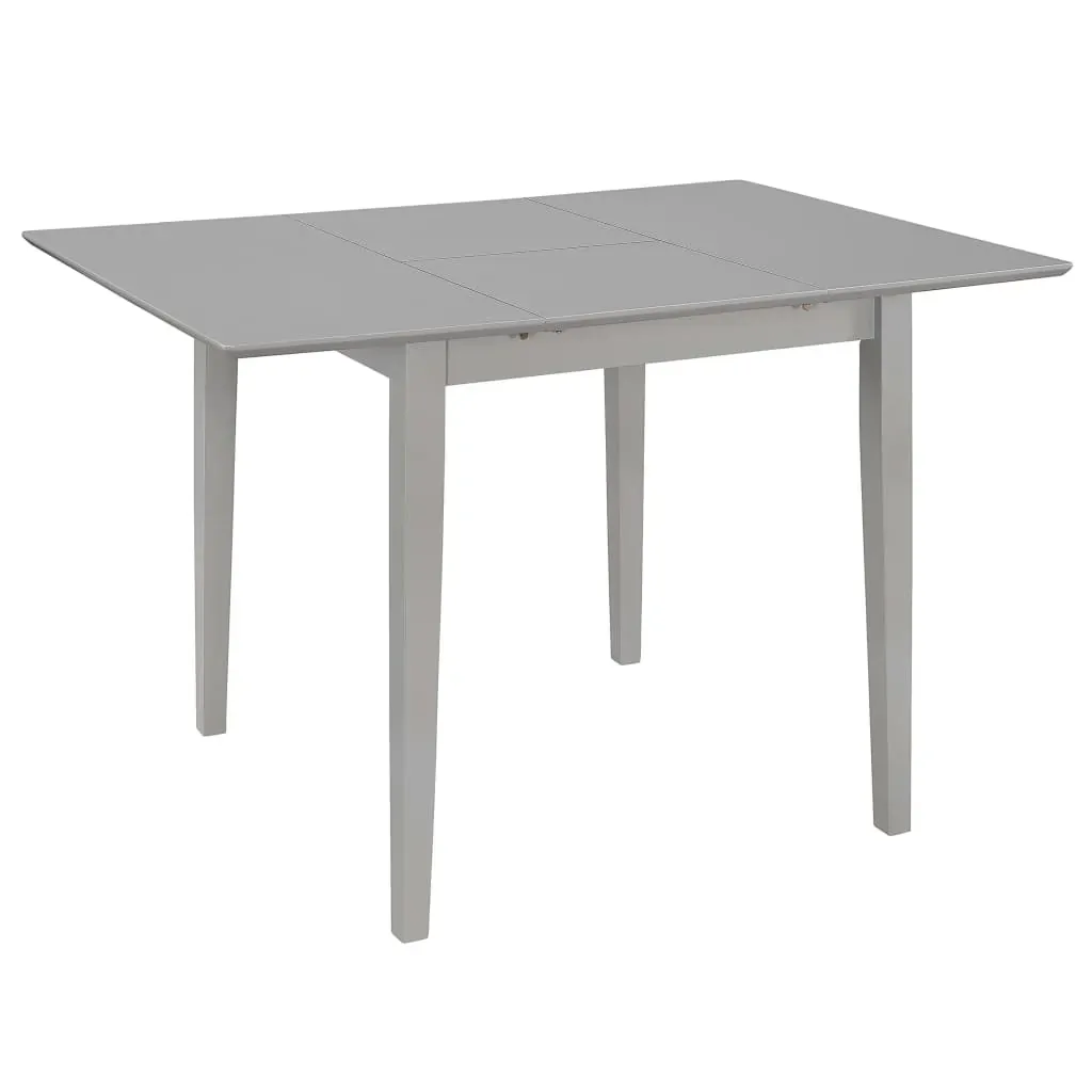 5 Piece Dining Set MDF Grey Price