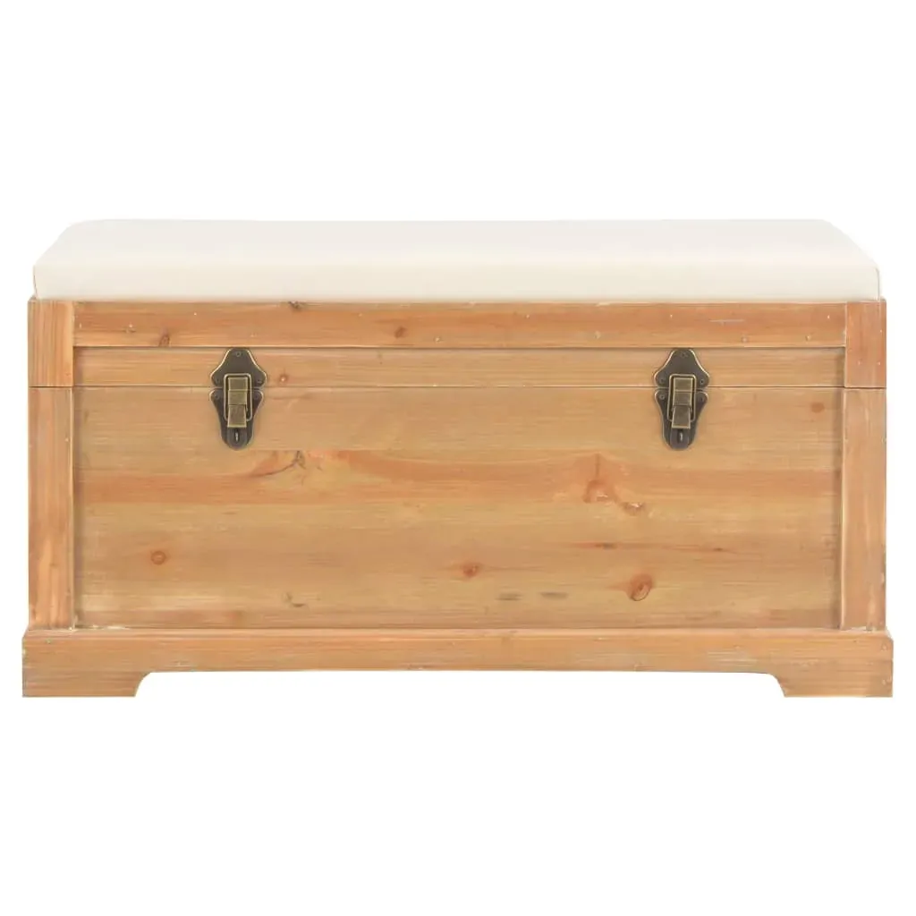 Storage Chest with Cushion 80x40x40 cm MDF Price