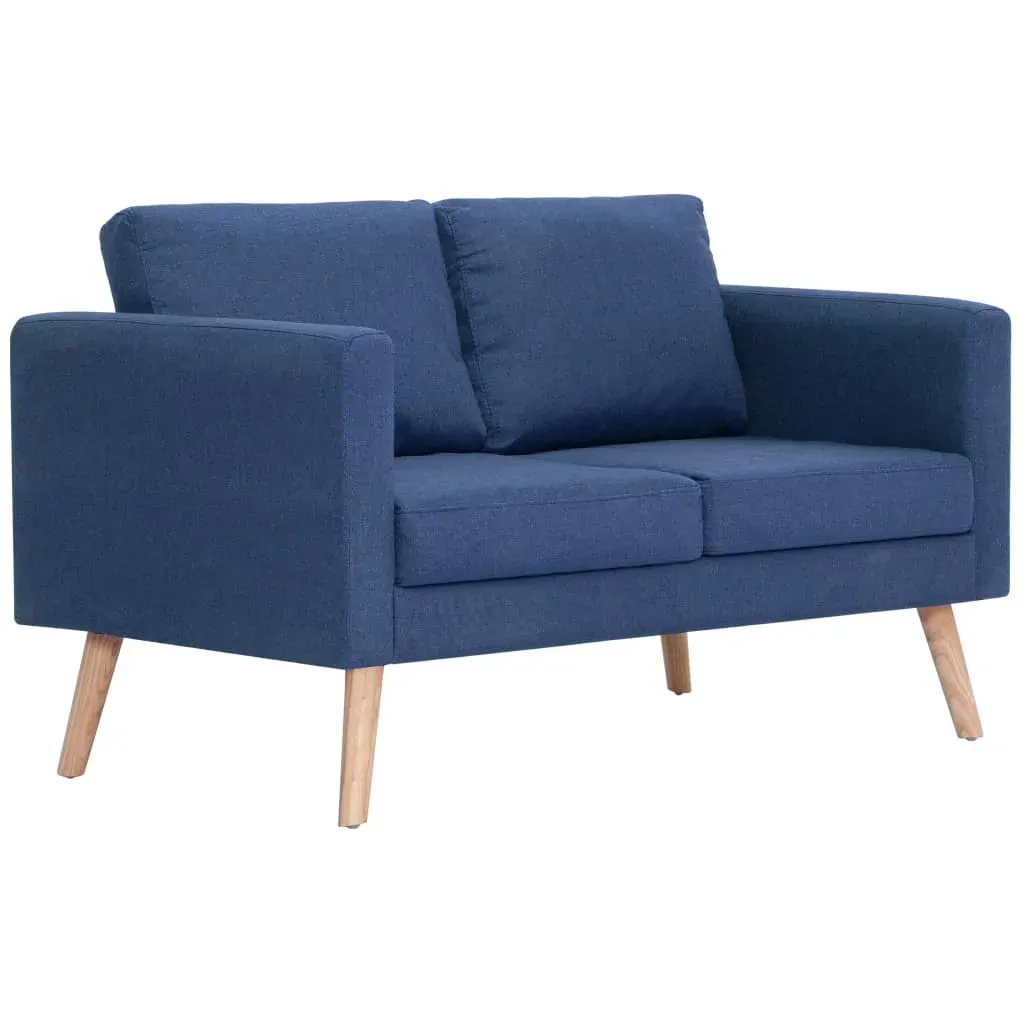 2-Seater Sofa Fabric Blue Price