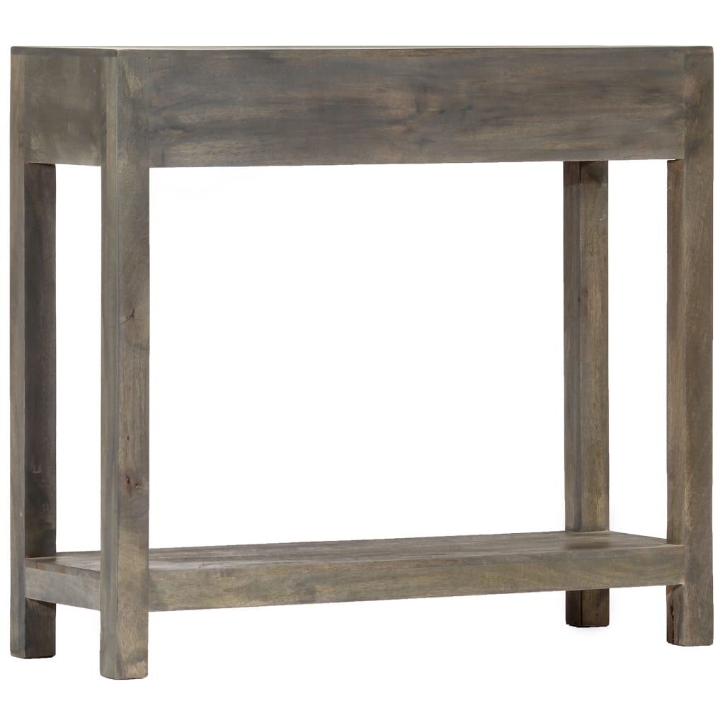 Console Table Grey 86x30x76 cm Solid Mango Wood Price