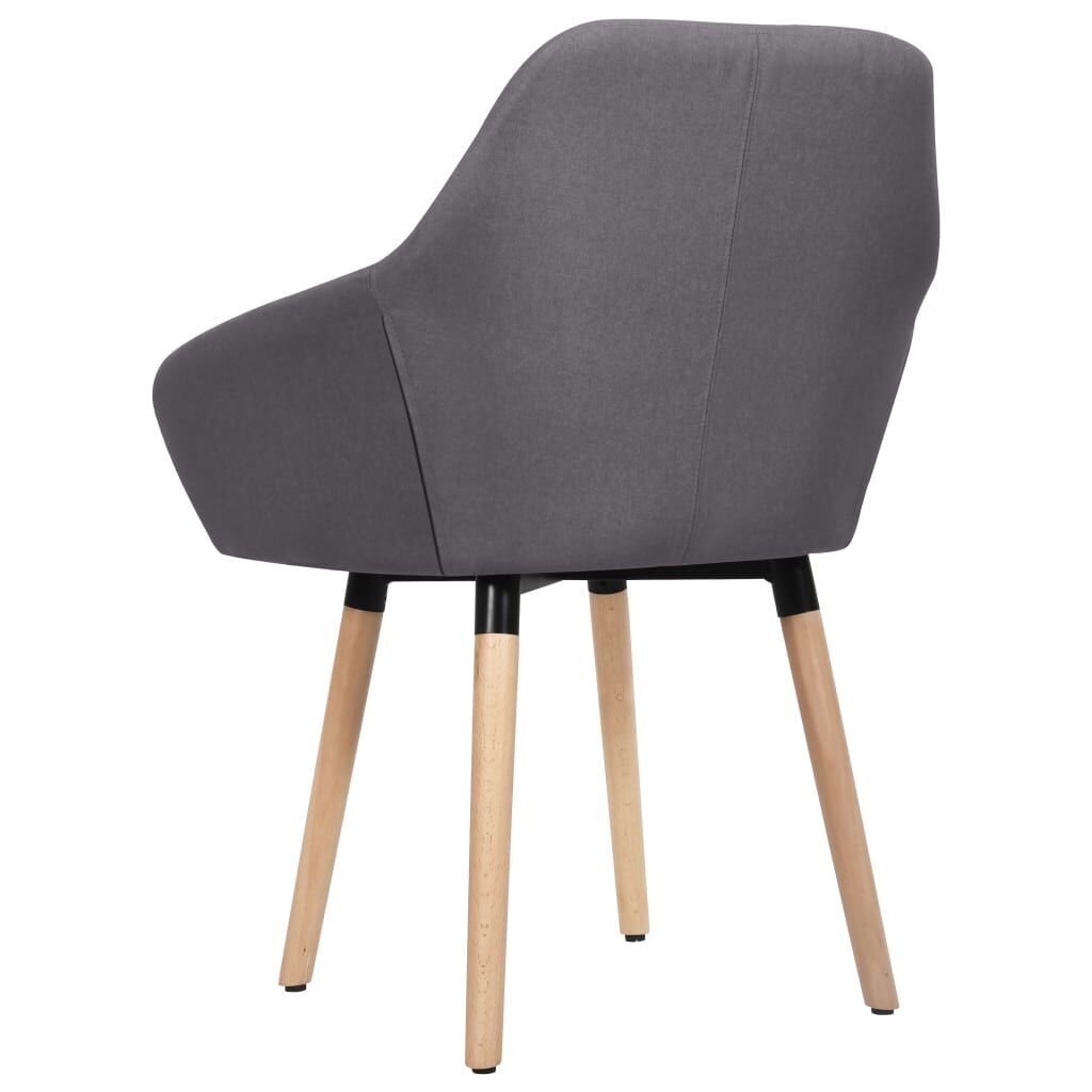 Dining Chairs 2 pcs Dark Grey Fabric Price