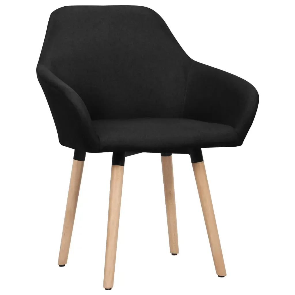 Dining Chairs 2 pcs Black Fabric Price
