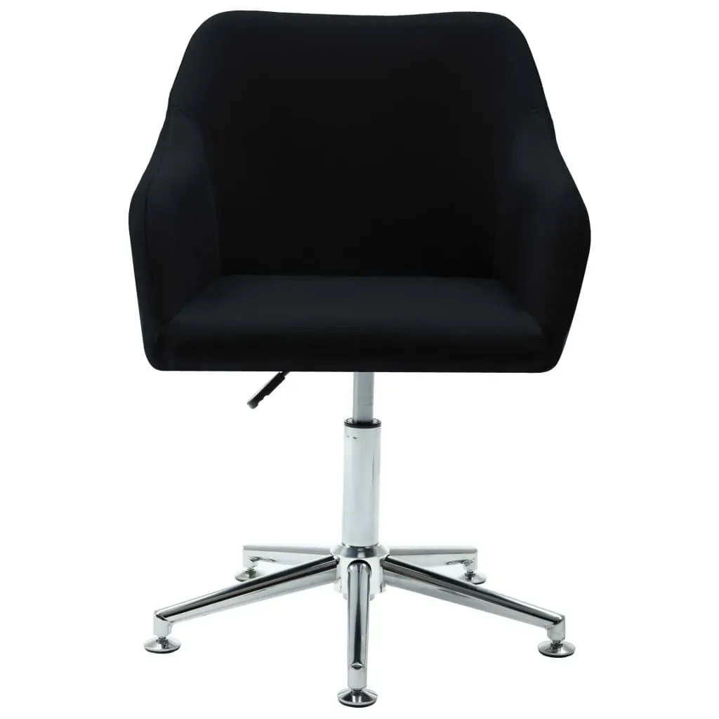 Swivel Dining Chair Black Fabric Price