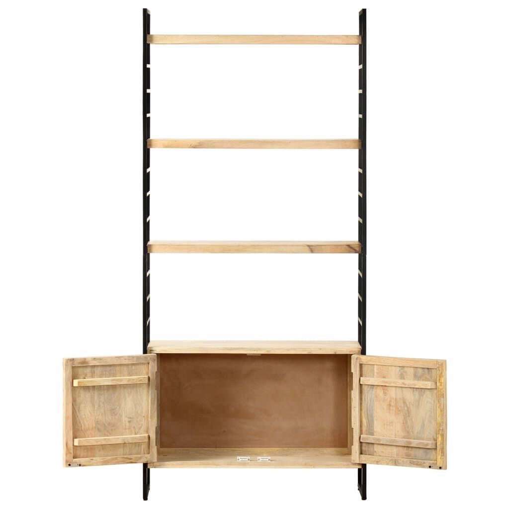4-Tier Bookcase 80x30x180 cm Solid Mango Wood Price