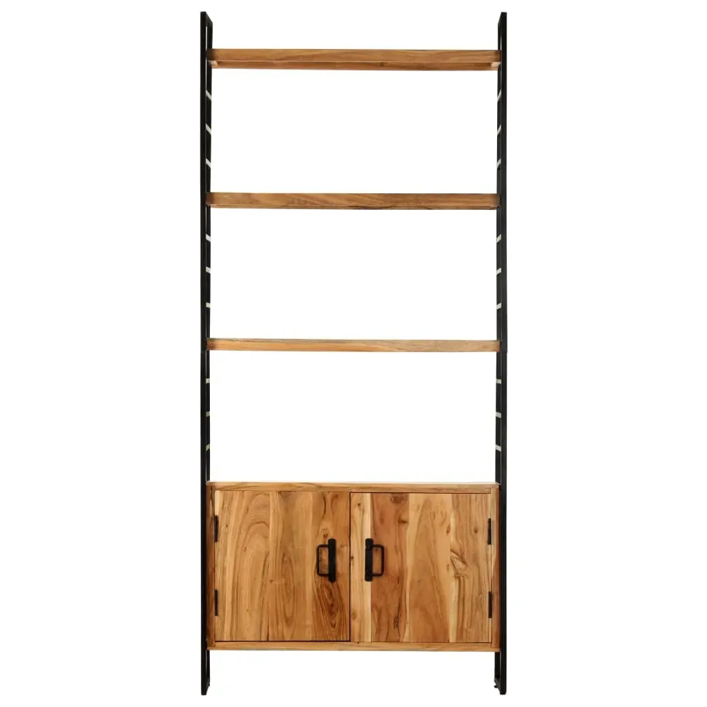 4-Tier Bookcase 80x30x180 cm Rough Mango Wood Price