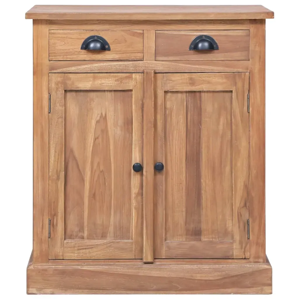 Side Cabinet 65x30x75 cm Solid Teak Price