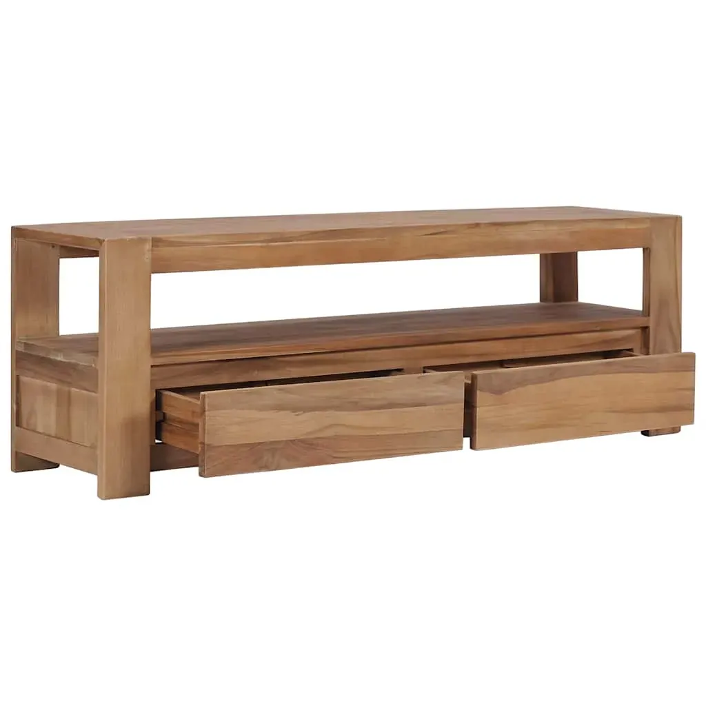 TV Cabinet 120x30x40 cm Solid Teak Wood Price