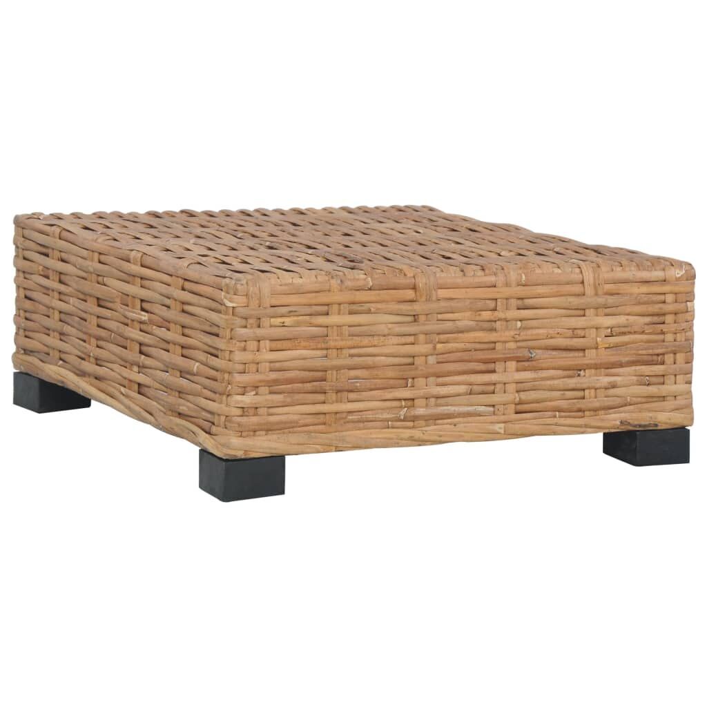 Footrest with Cushion Natural Rattan Price