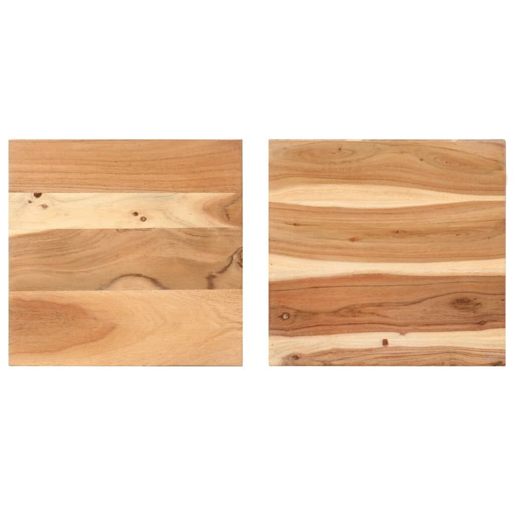 Side Tables 2 pcs Solid Acacia Wood Price
