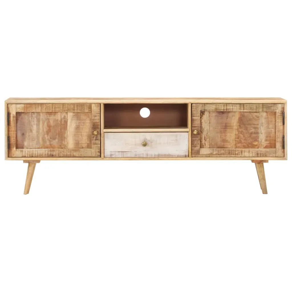 TV Cabinet 140x30x45 cm Solid Mango Wood Price