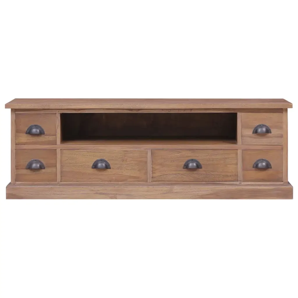 TV Cabinet 120x30x40 cm Solid Teak Wood Price