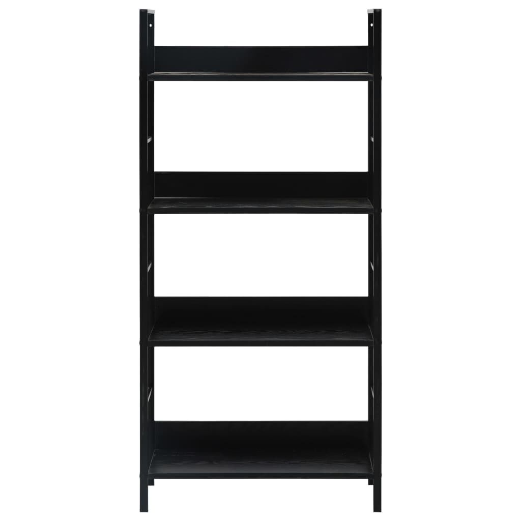 4-Layer Book Shelf Black 60x27.6x124.5 cm Engineered Wood Price