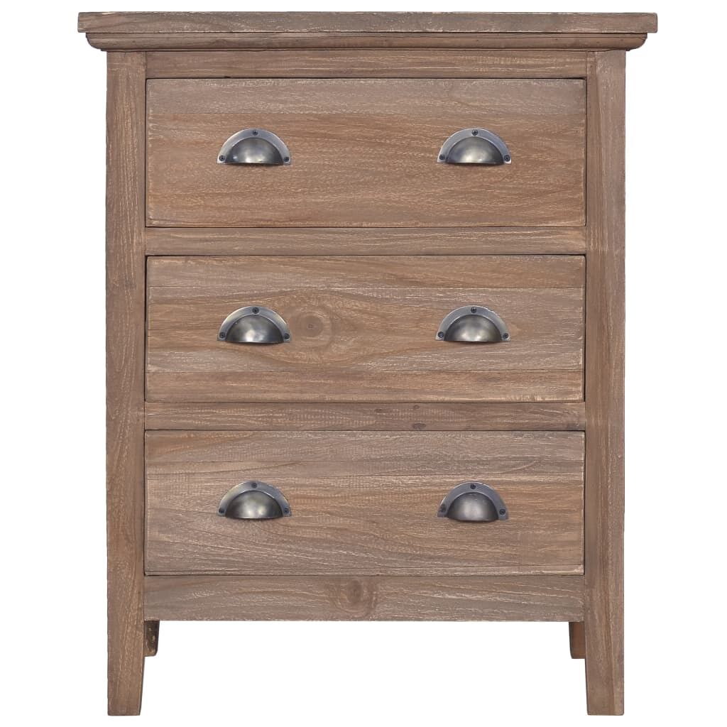 Sideboard with 3 Drawers 60x30x75 cm Solid Teak Wood Price