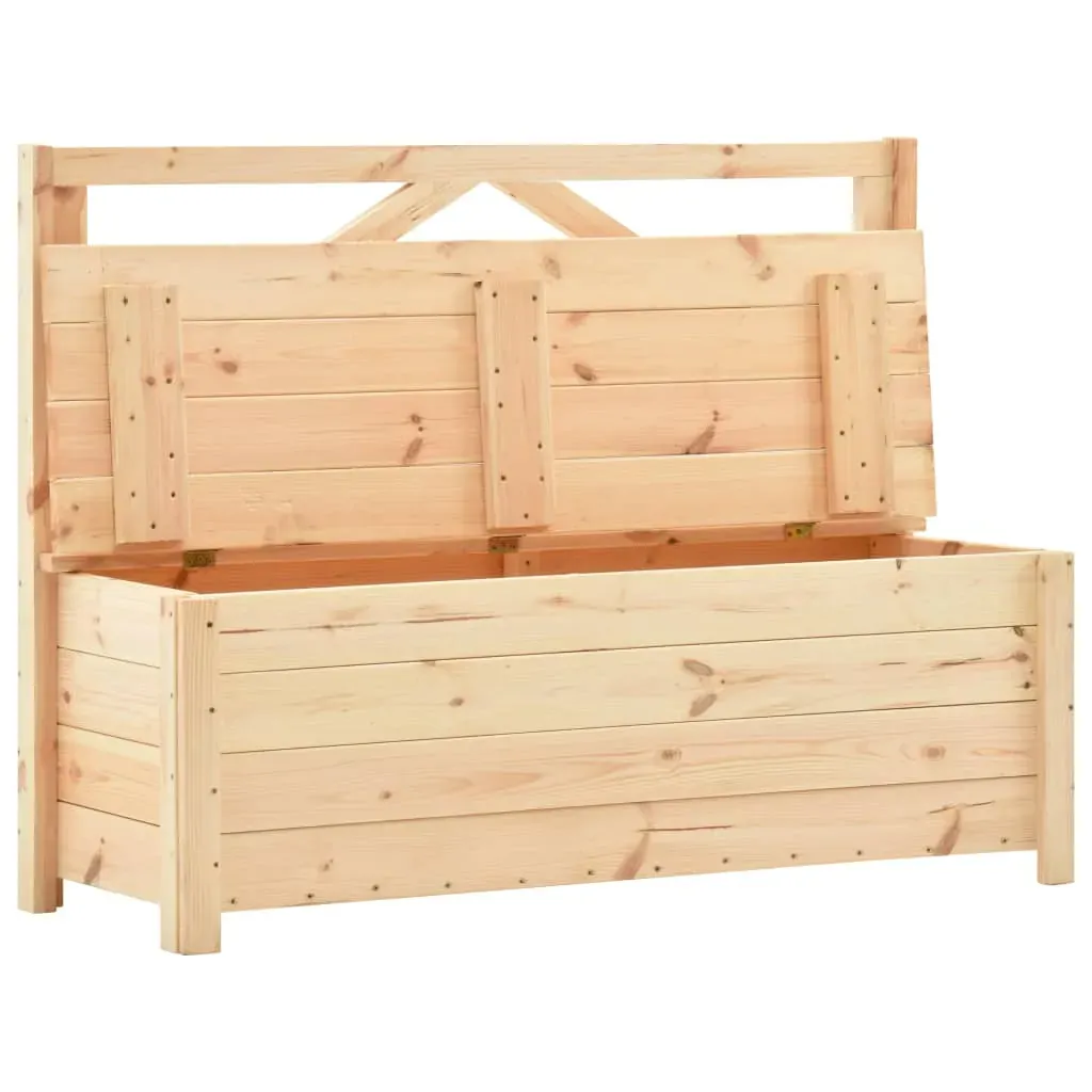 Storage Bench 120 cm Solid Pine Wood Price