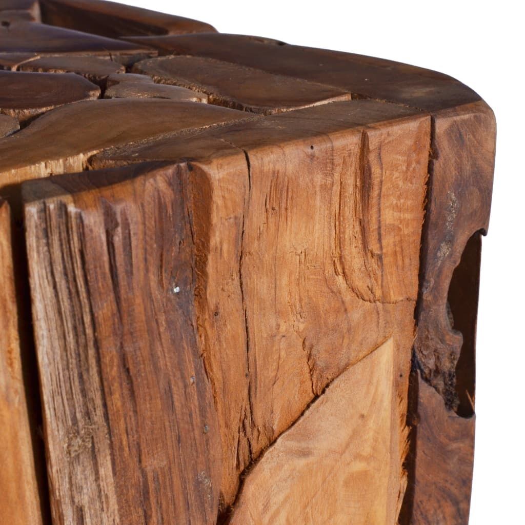 Side Table 30x30x80 cm Solid Teak Wood Price