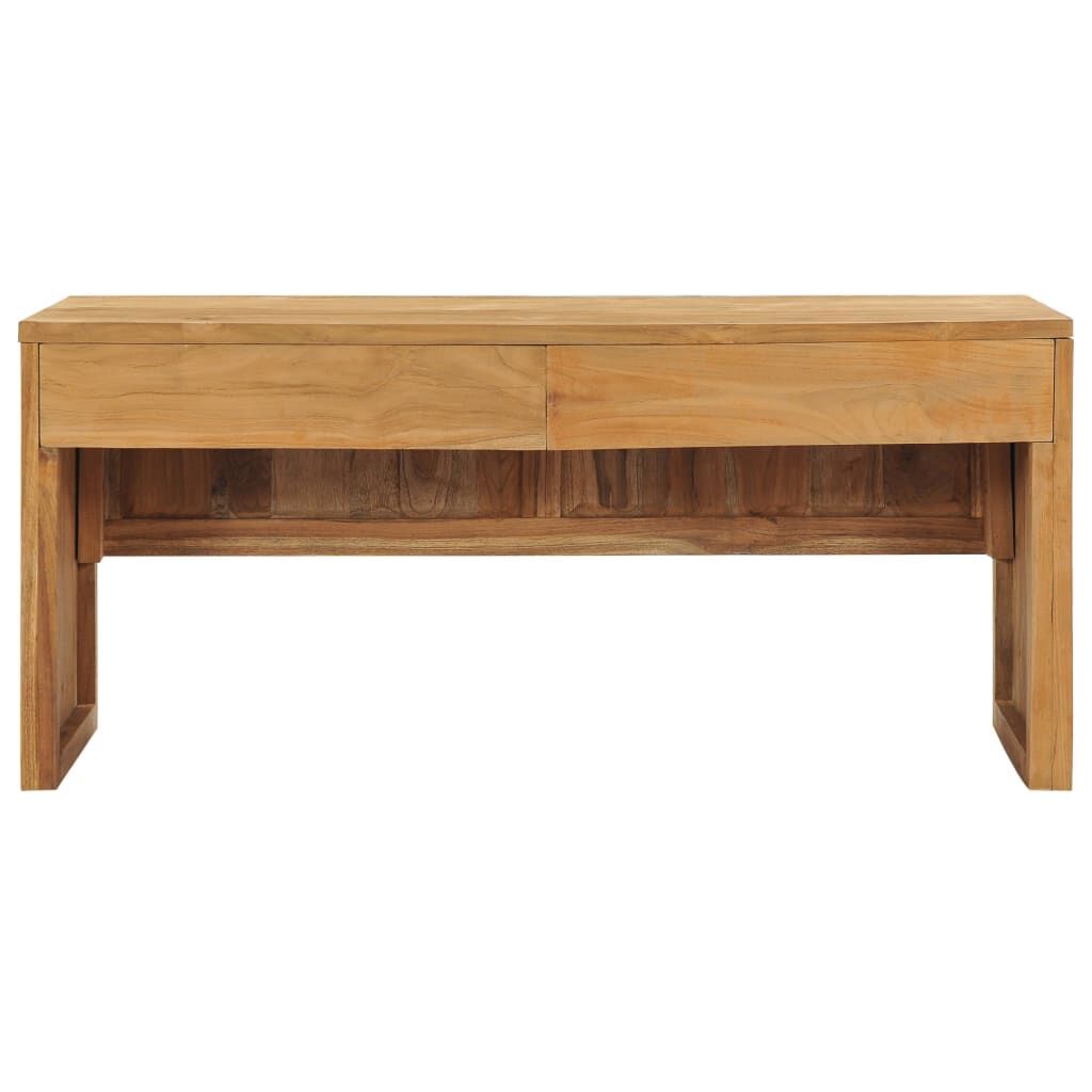 TV Cabinet 100x35x45 cm Solid Teak Wood Price