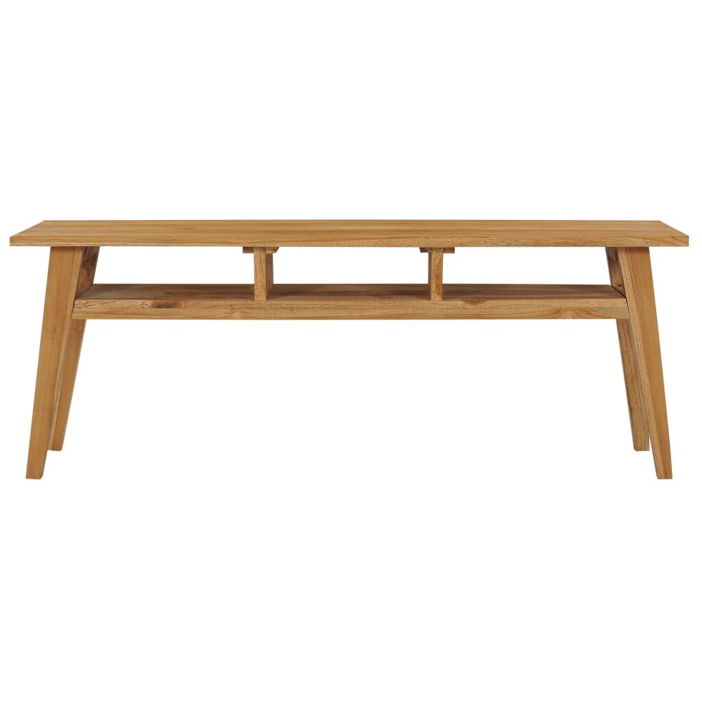 TV Cabinet 120x35x45 cm Solid Teak Wood Price