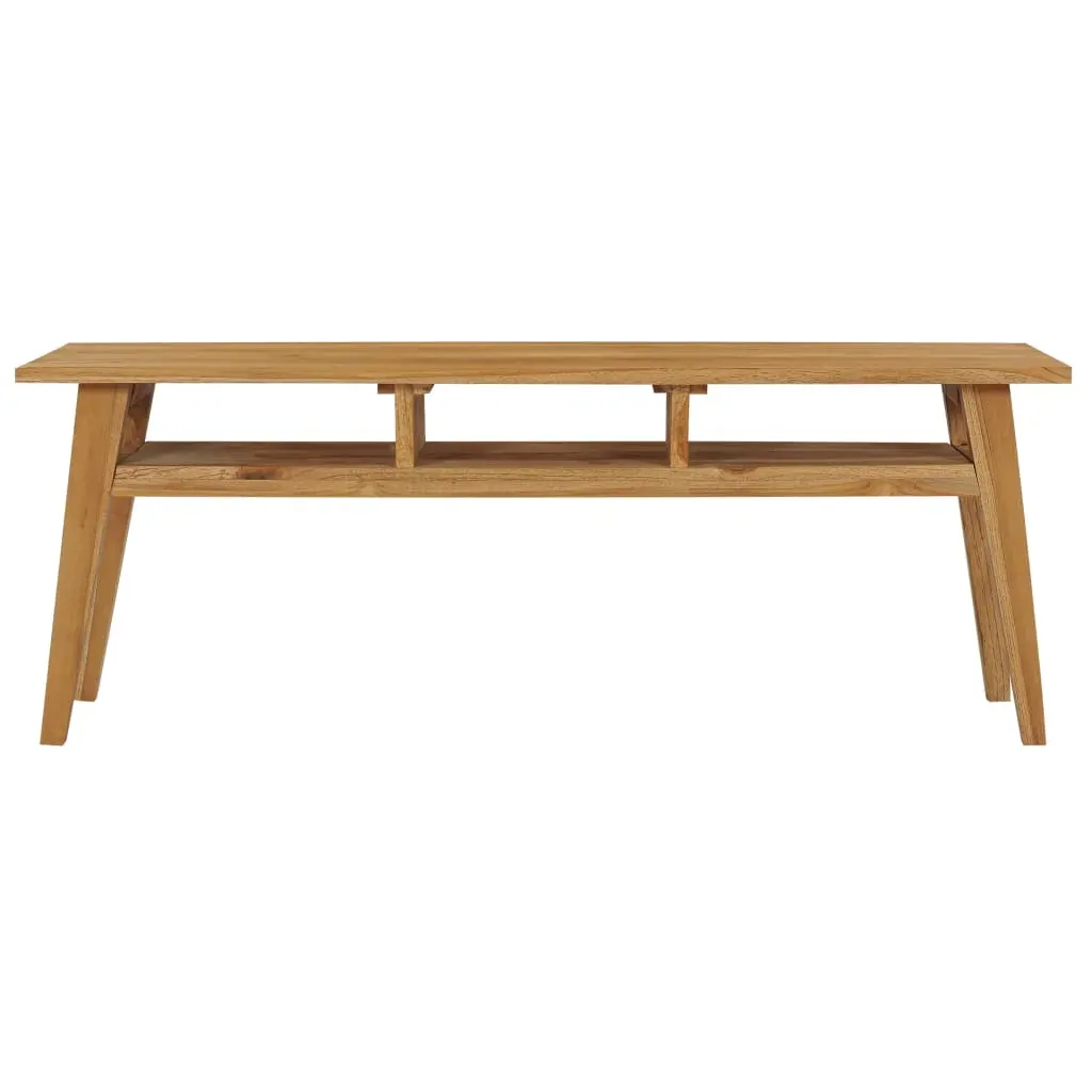 TV Cabinet 120x35x45 cm Solid Teak Wood Price