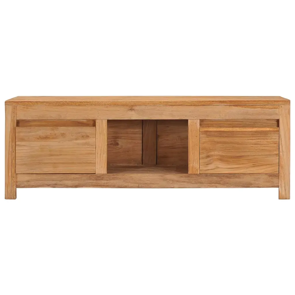 TV Cabinet 100x30x35 cm Solid Teak Wood Price