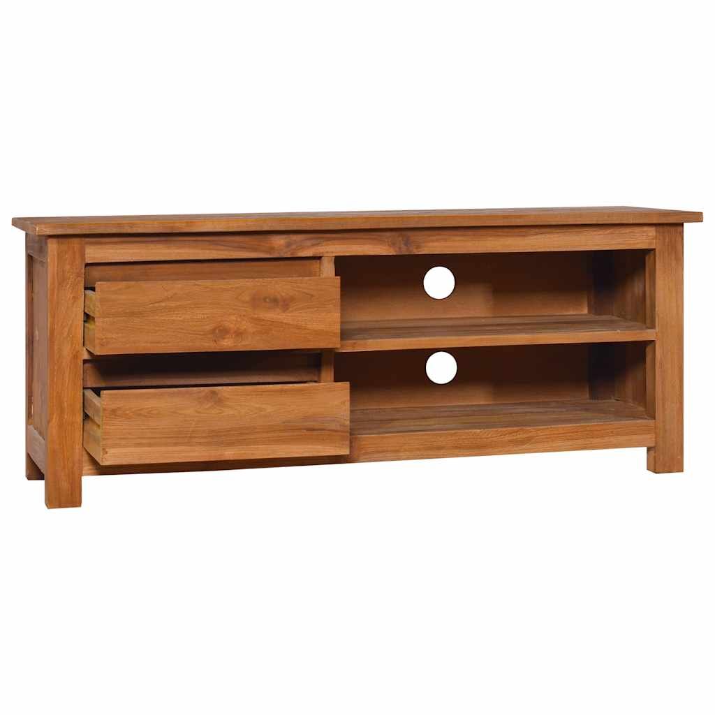 TV Cabinet 100x30x40 cm Solid Teak Wood Price