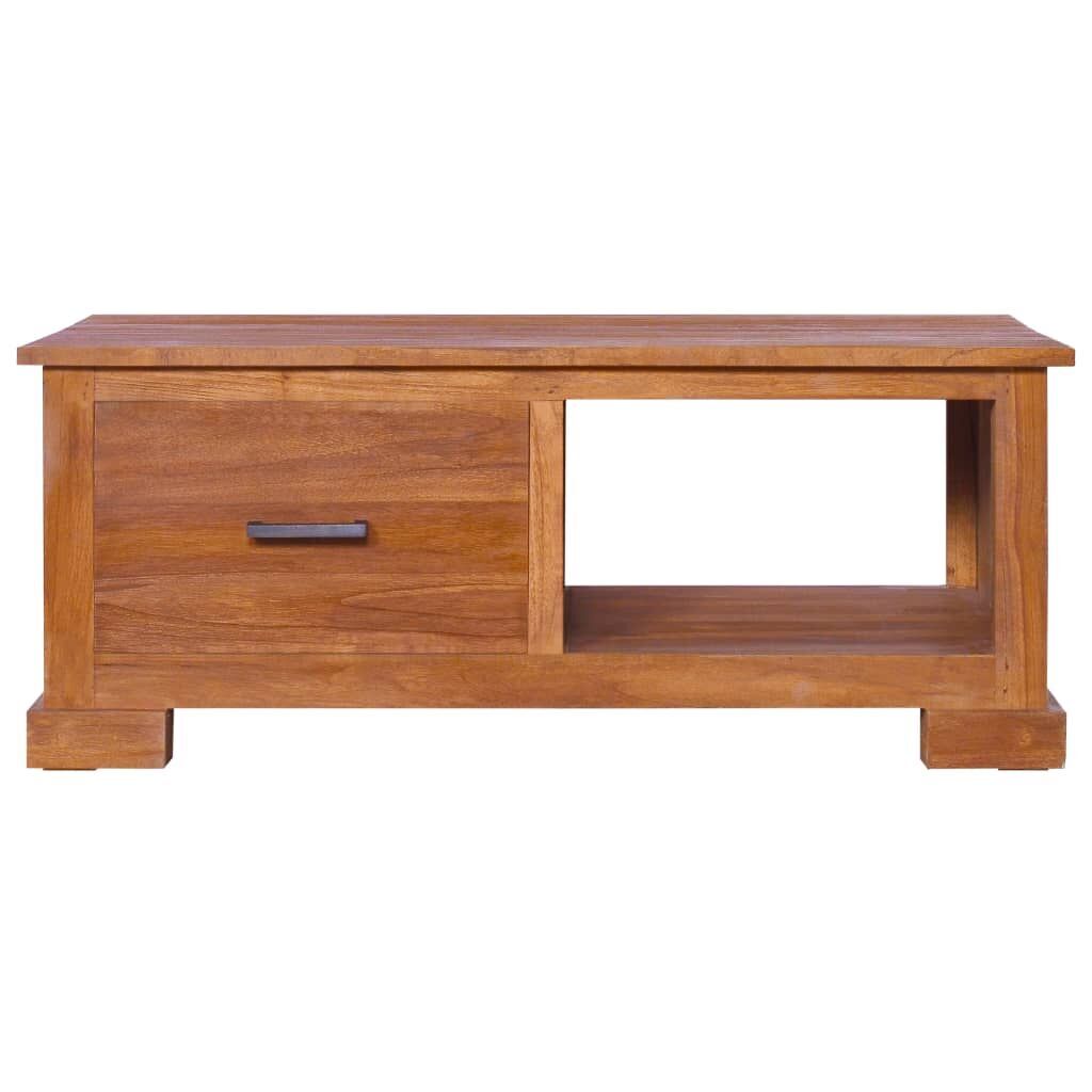 TV Cabinet 90x50x37 cm Solid Teak Wood Price