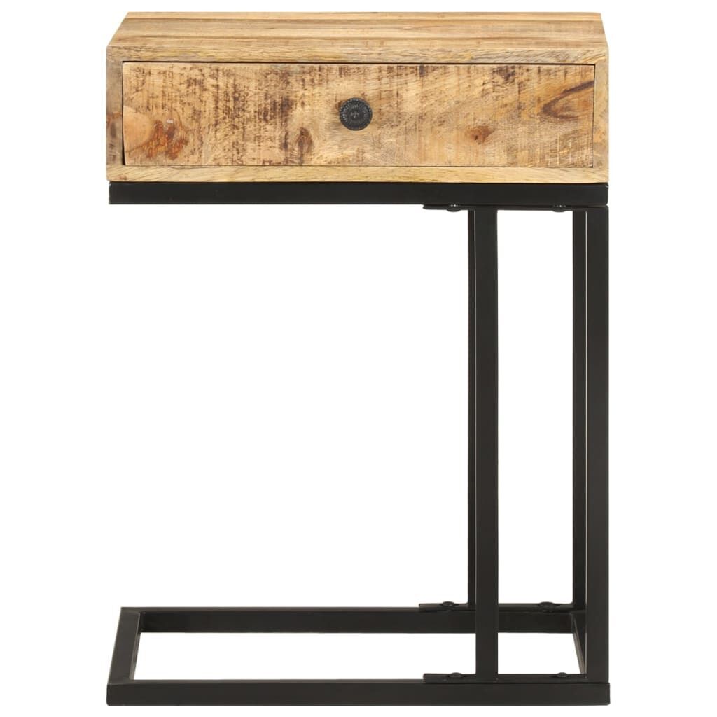 U-Shaped Side Table 45x30x61 cm Solid Mango Wood Price