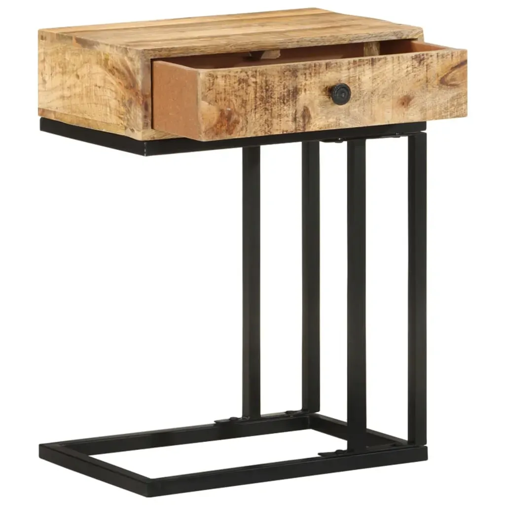 U-Shaped Side Table 45x30x61 cm Solid Mango Wood Price