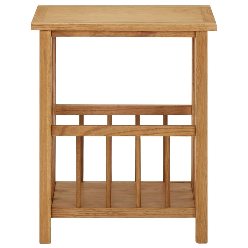 Magazine Table 45x35x55 cm Solid Oak Wood Price
