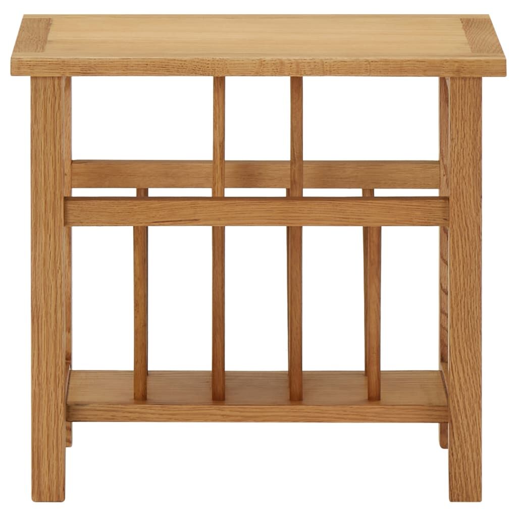 Magazine Table 45x27x42 cm Solid Oak Wood Price