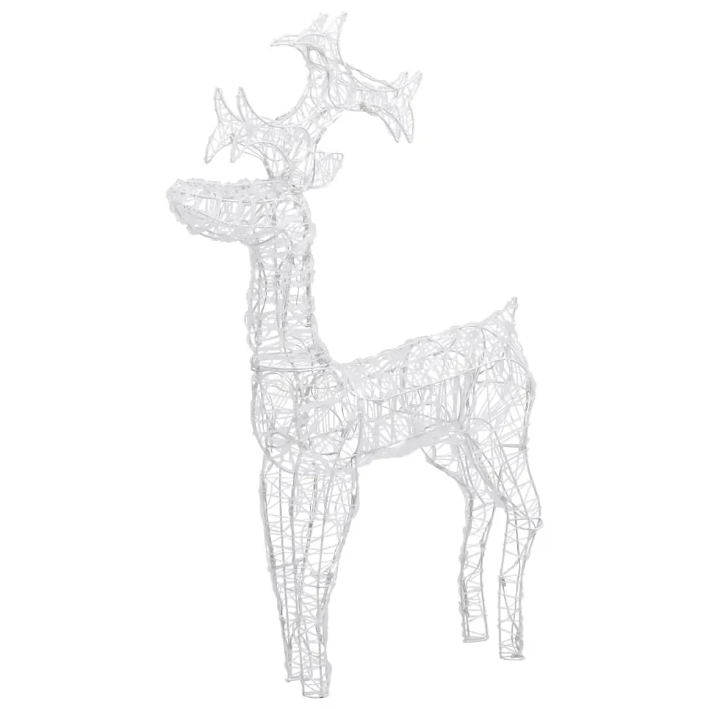 Reindeer Christmas Decoration 90 LEDs 60x16x100 cm Acrylic Price