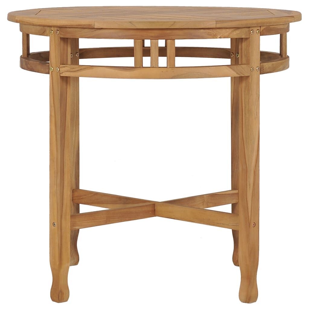 3 Piece Garden Dining Set Solid Teak Wood Price