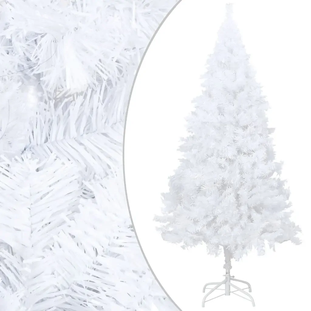 Artificial Pre-lit Christmas Tree with Thick Branches White 120 cm Price