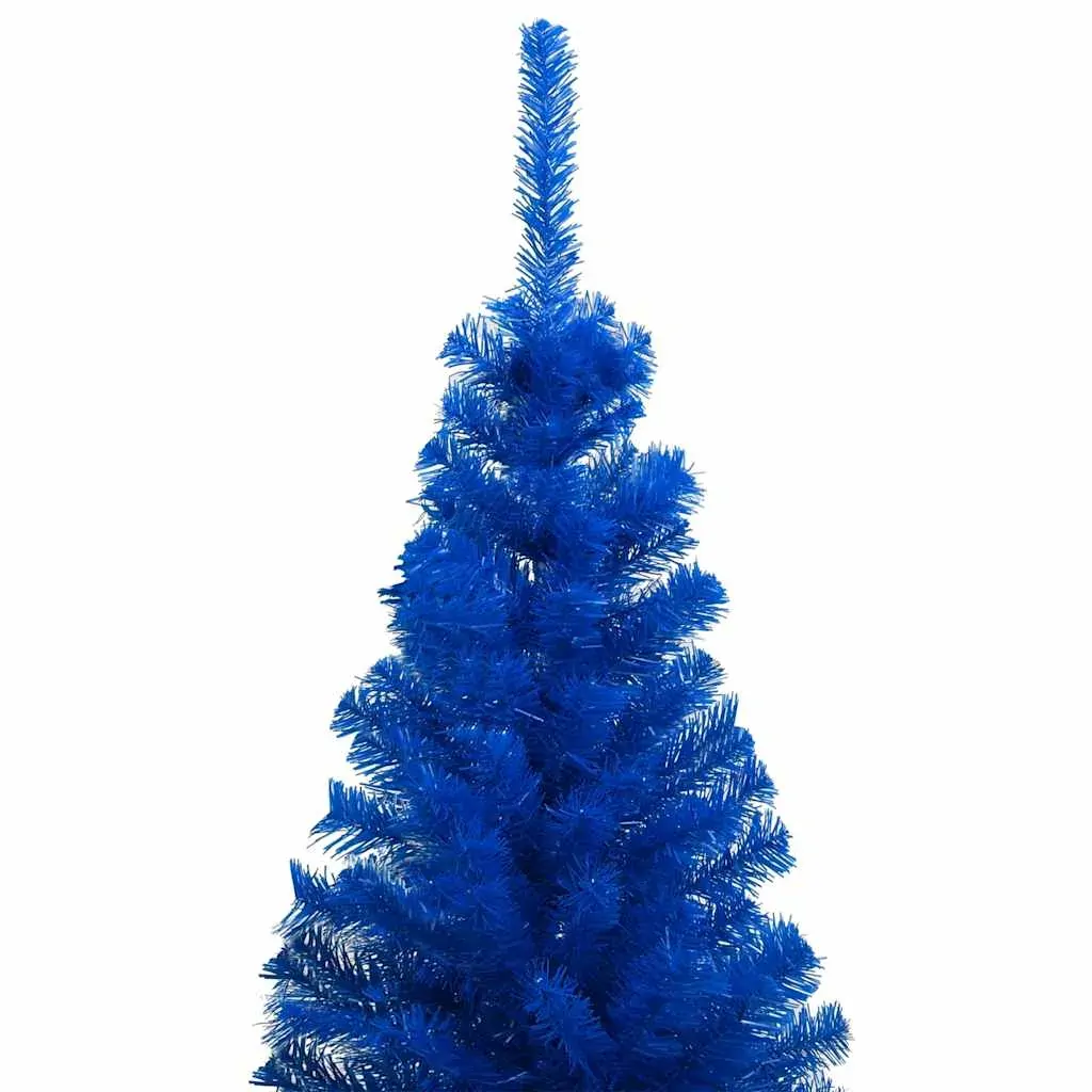 Artificial Pre-lit Christmas Tree with Ball Set Blue 120 cm PVC Price