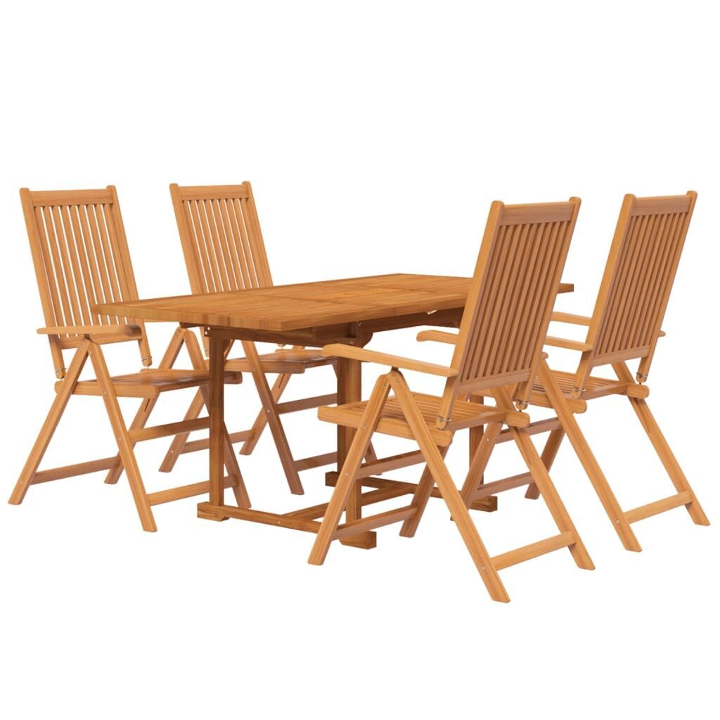 5 Piece Garden Dining Set Solid Wood Acacia Price
