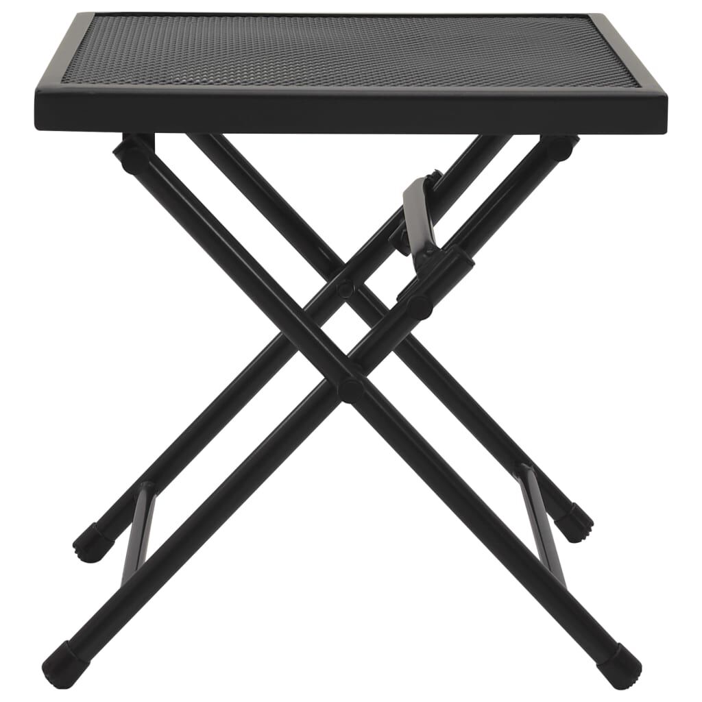 Folding Table Mesh 38x38x38 cm Steel Anthracite Price
