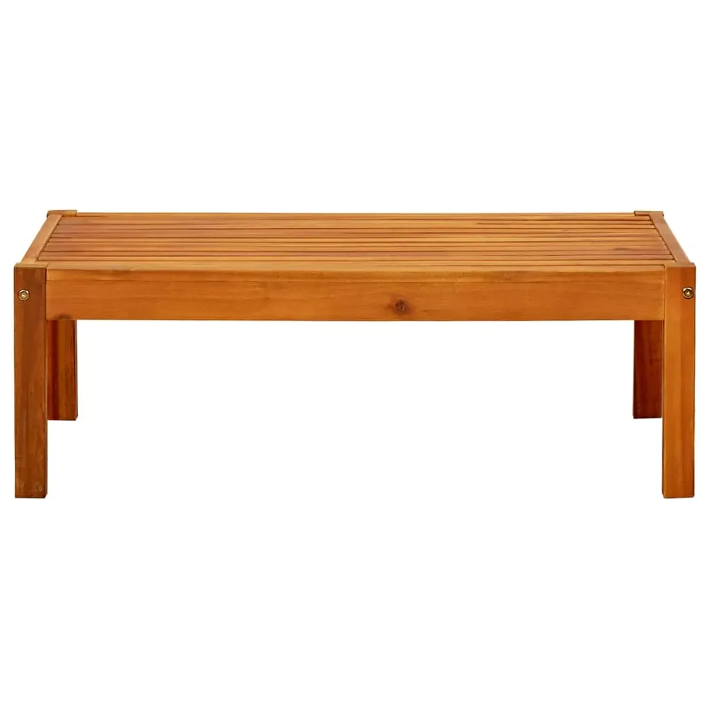 Garden Table 85x57x29 cm Solid Acacia Wood Price
