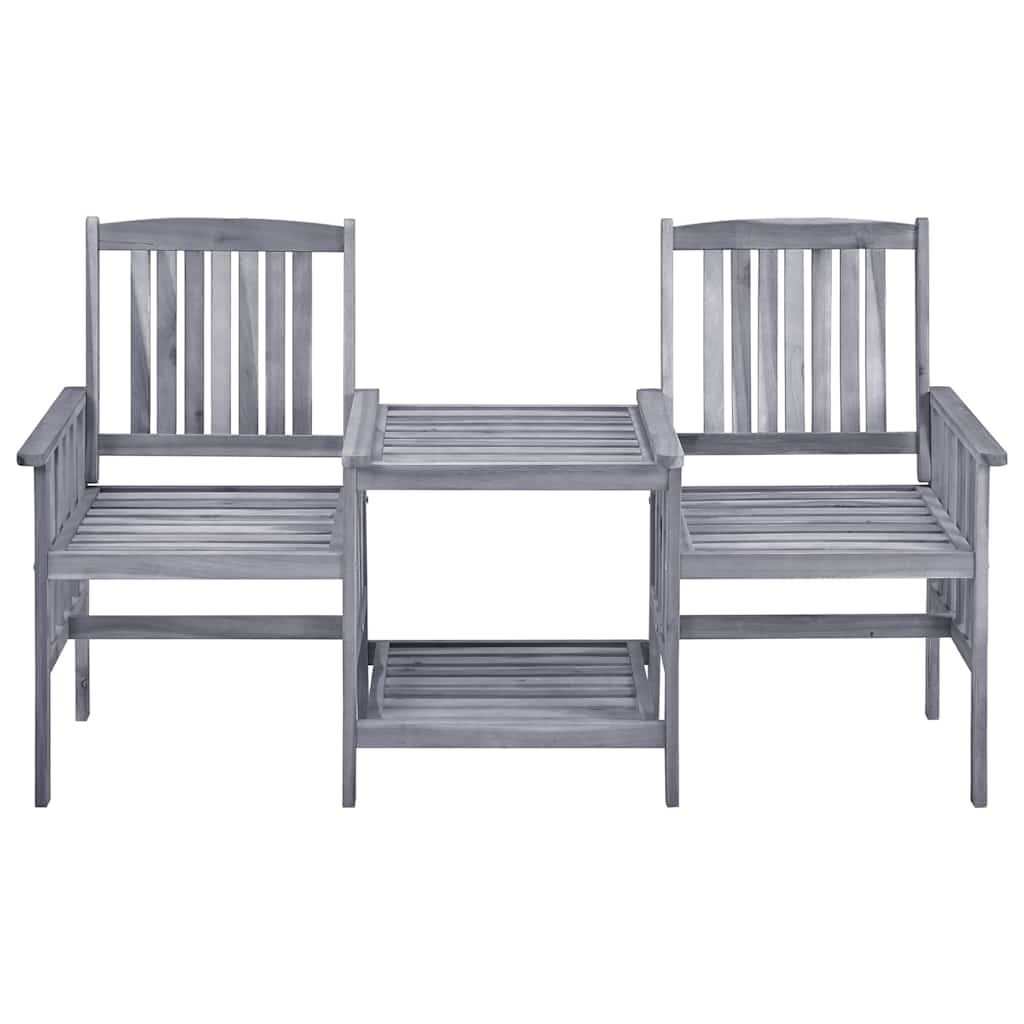 Garden Chairs with Tea Table 159x61x92 cm Solid Acacia Wood Price