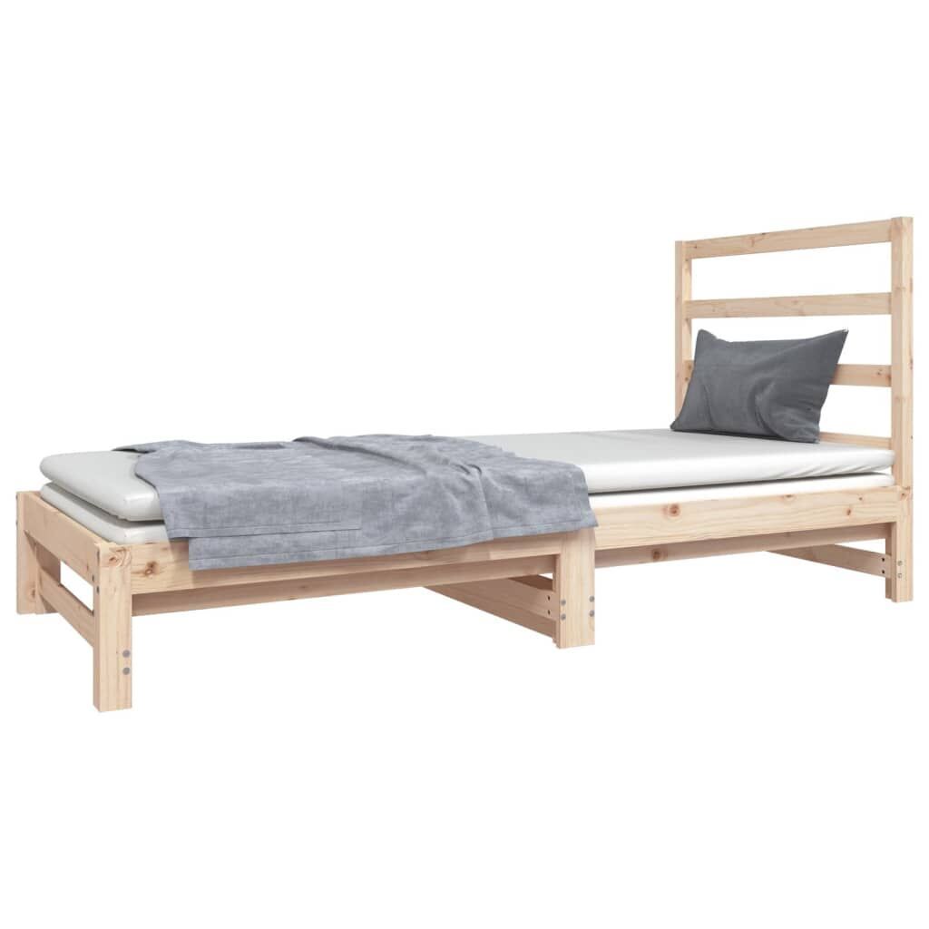 Pull-out Day Bed without Mattress 2x(90x190) cm Price