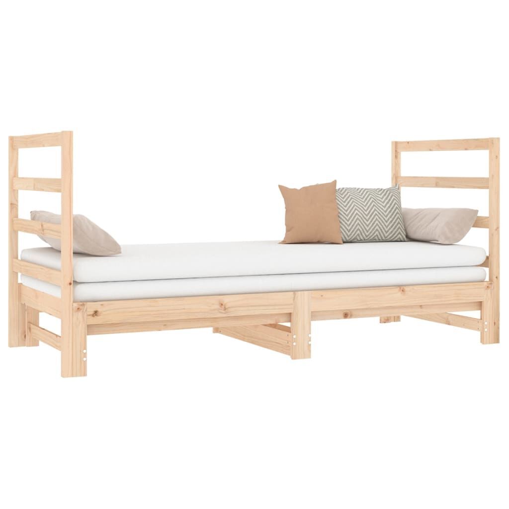 Pull-out Day Bed without Mattress 2x(90x190) cm Price