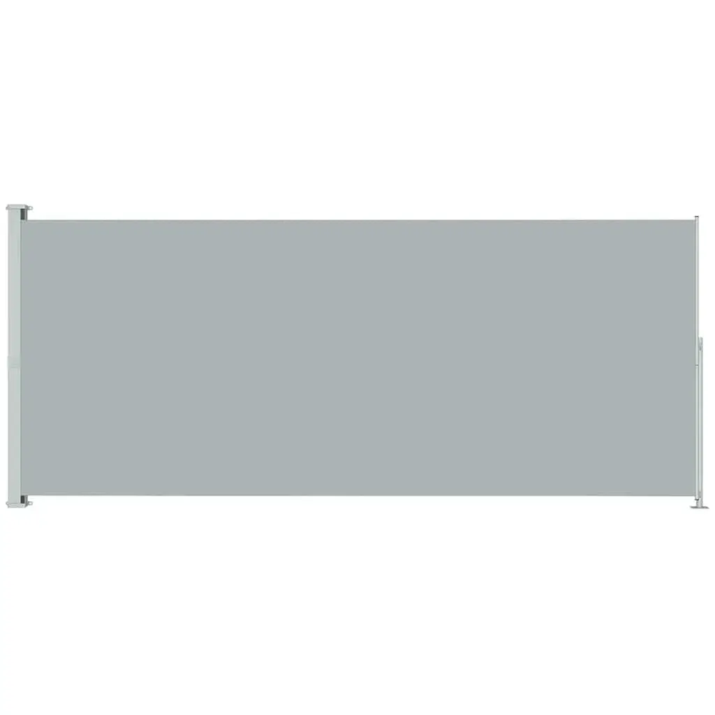 Patio Retractable Side Awning 200x500cm Grey Price