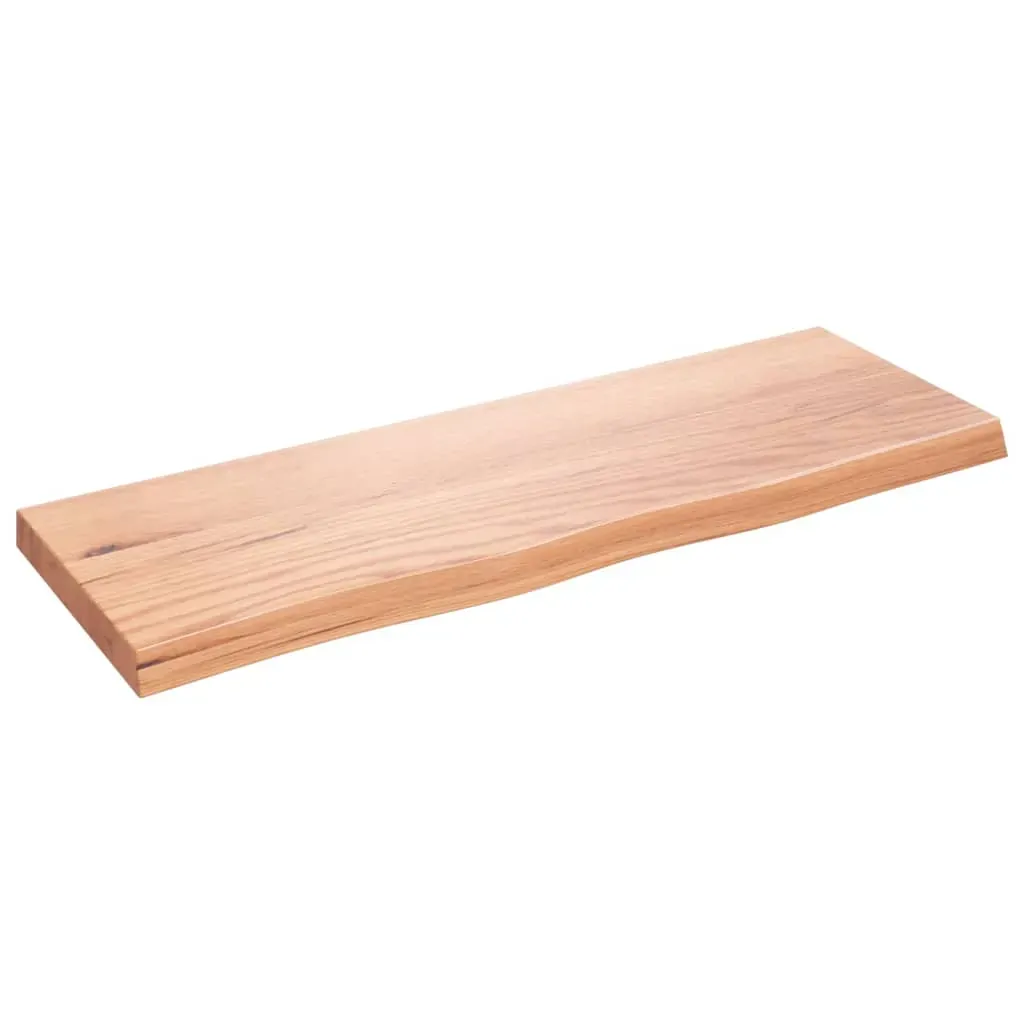 Bathroom Countertop Light Brown 80x30x4 cm Treated Solid Wood Price