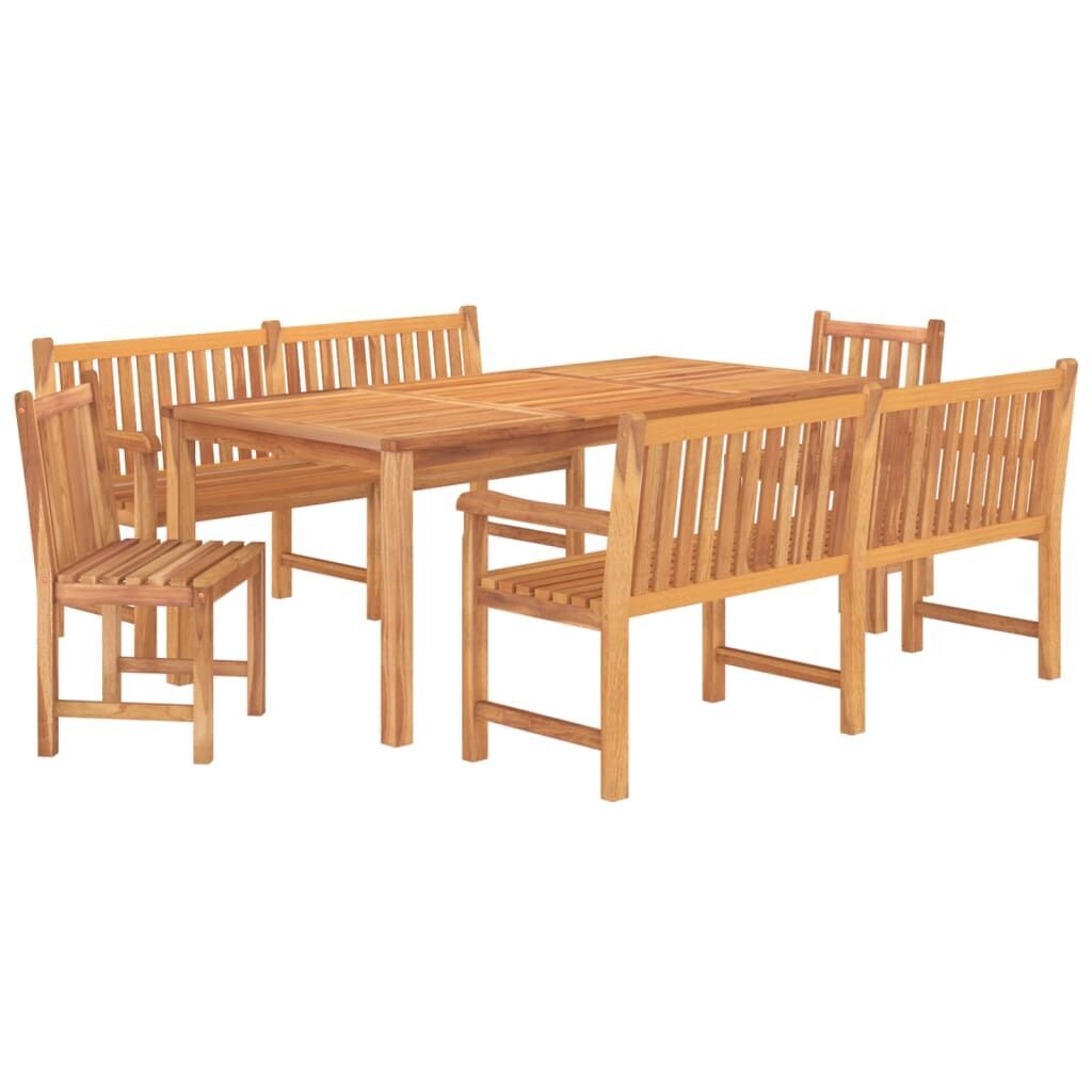5 Piece Garden Dining Set Solid Wood Teak Price