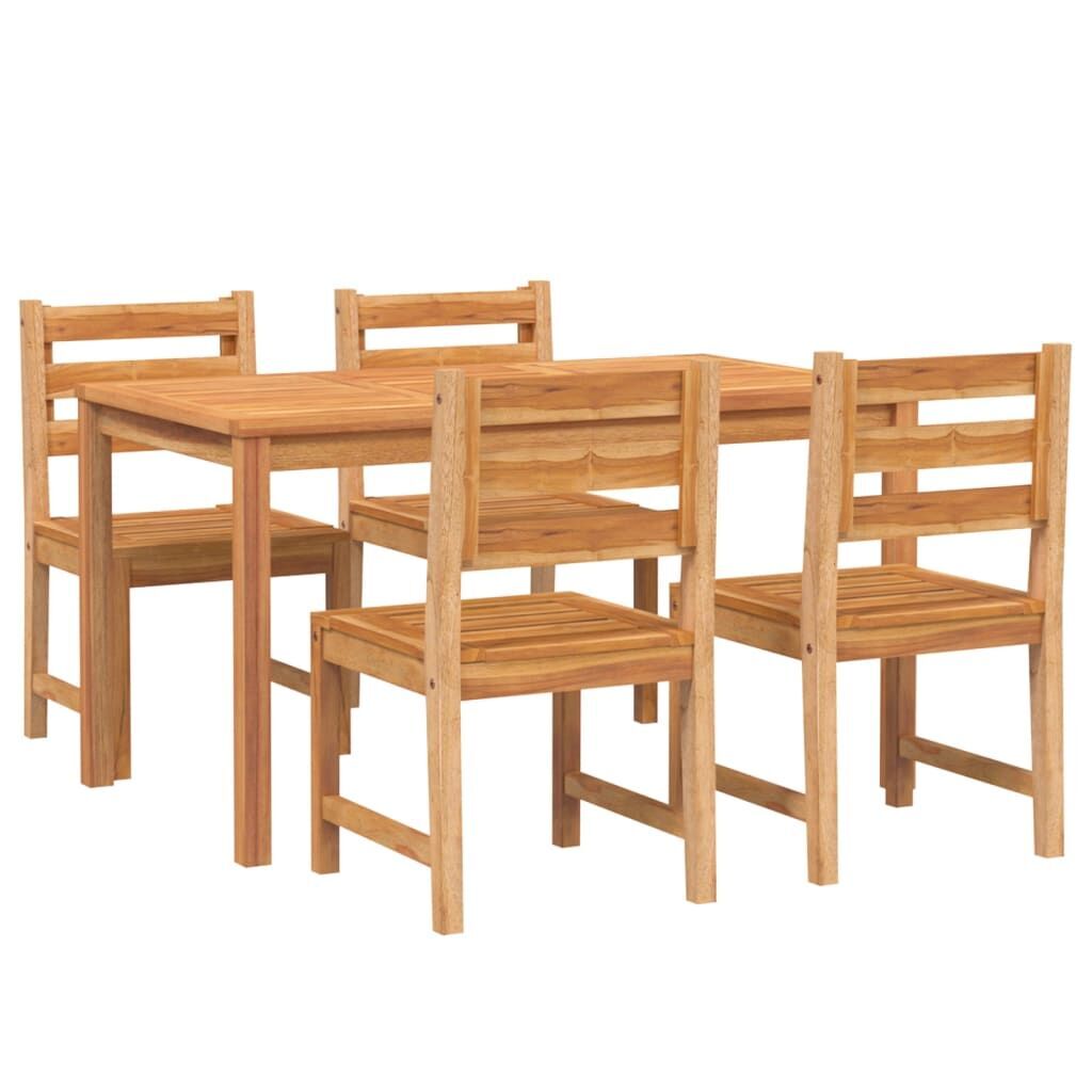 5 Piece Garden Dining Set Solid Wood Teak Price