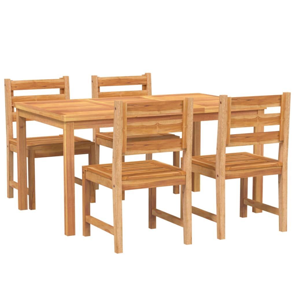 5 Piece Garden Dining Set Solid Wood Teak Price