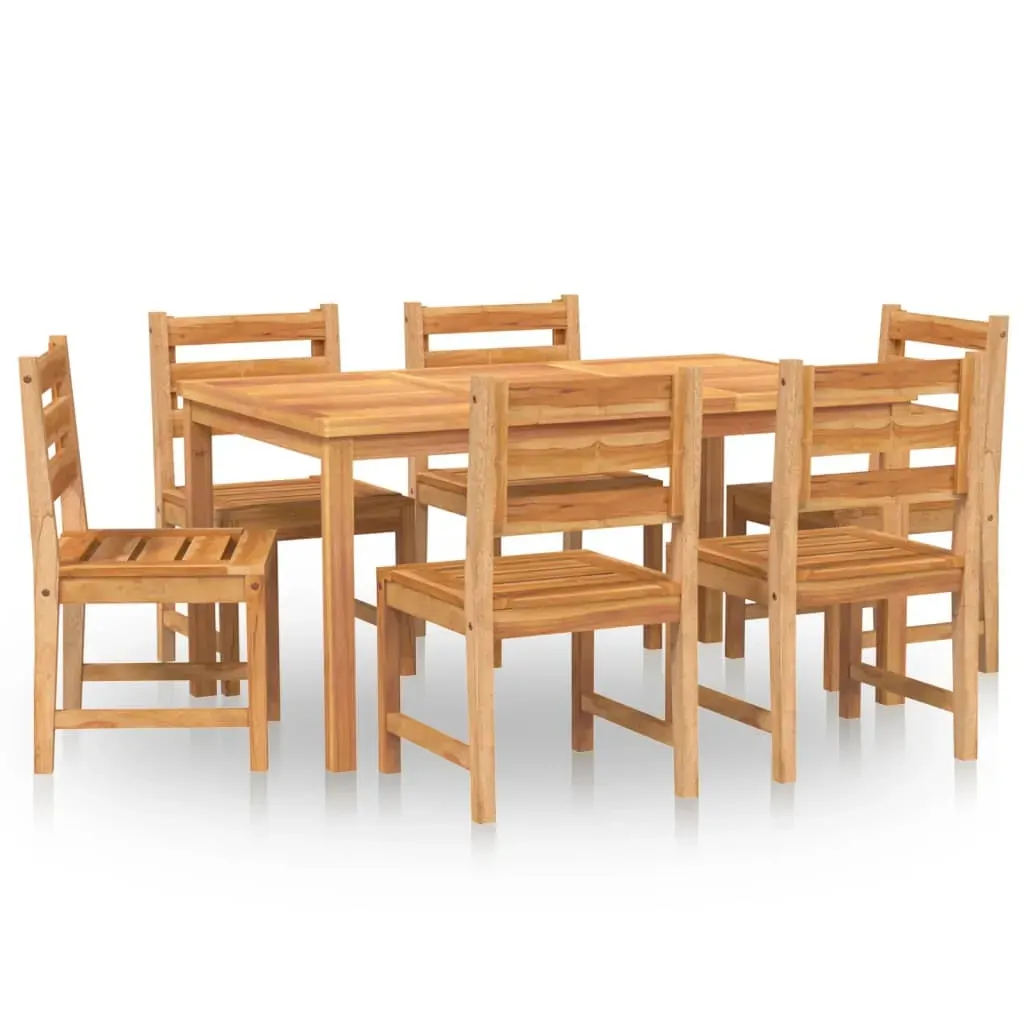 7 Piece Garden Dining Set Solid Wood Teak Price