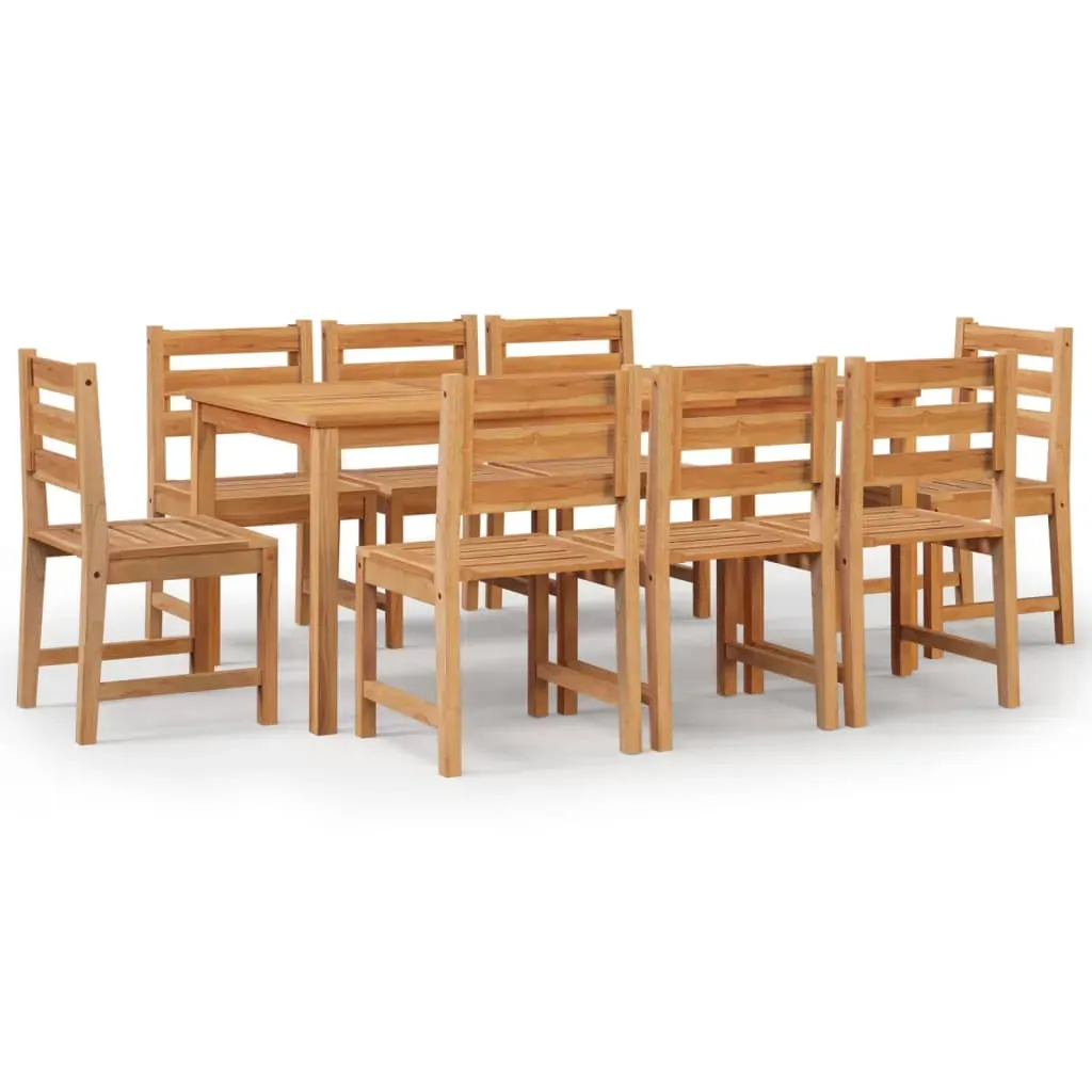 9 Piece Garden Dining Set Solid Wood Teak Price